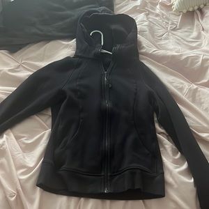 Lululemon Black Full Zip Scuba Hoodie